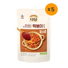 다담 (상온)매콤달콤 떡볶이양념150gx5개, 1세트, 150g