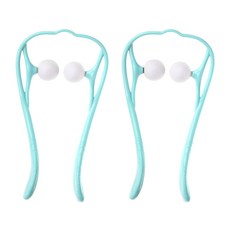 디자인에버 목경락 소프트볼 안마기, 2개, 블루