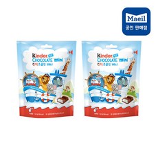 매일유업 킨더 초콜릿 미니 T-20알, 120g, 2개