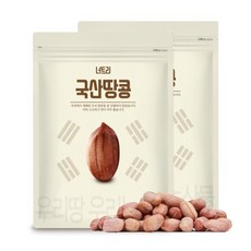 [너트리] 국내산 생땅콩 1kg + 1kg 알좋은, 1개