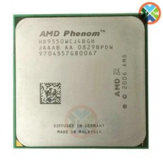CPU AMD Phenom X4 9550 2.2 GHz 쿼드코어 클래딩 어 프로세서 HD9550WCJ4BGH 소켓 AM2, 한개옵션0