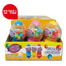 더블버블 검볼 디스펜서 츄잉껌 1case(35gx12개입)