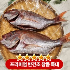 국내산 제수용 반건조 손질 참돔 도미 생선 특대 40CM 이상, 1개, 900g 특대