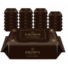 브라운물티슈골드휴대용