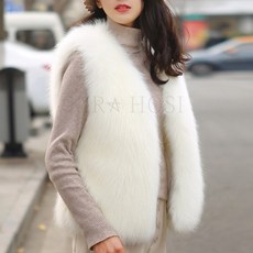kirahosi 트렌디 여성 도톰한 뽀글이 양털 조끼 인조 램스울 베스트 춘추 아우터 220호+덧신증정 CRgajo01