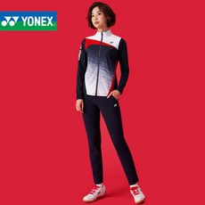 요넥스 93WU002F 93WP002F 여성 웜업 트레이닝복 세트