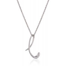 필기체이니셜목걸이