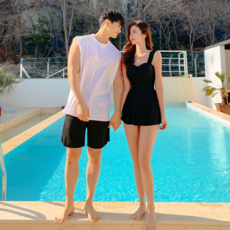 로맨틱홀릭 브리즈 커플 수영복 (커플가격)