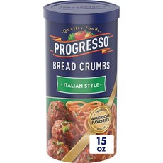 Progresso Italian Style Bread Crumbs 15 oz. 프로그레소 이탈리아 스타일 빵가루 15온스, 425g, 1개