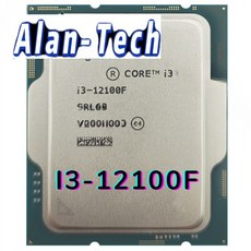 인텔 제온 i3-12100F 프로세서 쿼드 코어 8 스레드 LGA 1700 i3 12100F 데스크탑 CPU 3.3GHz 60W 12M 캐시, [01] i3-12100F - i312100f