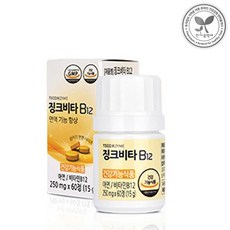 테코자임 징크비타 B12, 1개, 60정