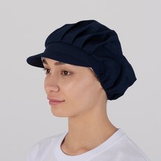 모던위생복 식품위생복 위생모자 MD-5018-1 HACCP위생모자 여자위생모 식품공장 위생모자, 네이비, 1개