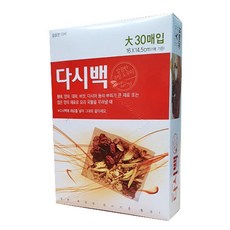 티백 국물우림 찻잎백 티거름망 국물팩 대형 30매 커피백 식당 우림백 일회용 국물망, 1개, 상세페이지참조