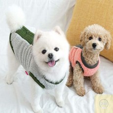 SH월드 후리스조끼 - 그레이 강아지커플룩 고양이옷