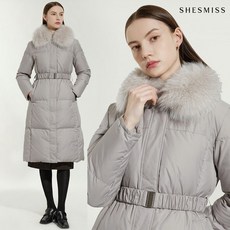 쉬즈미스 BEST 폭스퍼 카라넥 덕다운 롱 점퍼 SSDJPM41060
