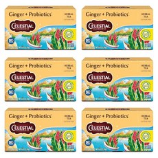 Celestial Seasonings 허브 티 시나몬 스파이스 20티백 6팩 478470