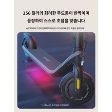 나인봇 9호 전동킥보드 E2PLUS 접이식 휴대용 2륜 APP 스마트 보행기, 21.6V, 상담고객 향호예물은 69가치의 선물포토샵 20