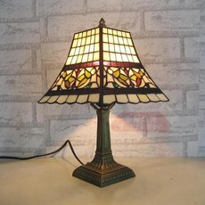 스테인그라스8인치바로크led조명침실무드등