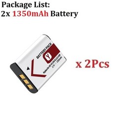 ENEL11 EN EL11 Li60b DLi78 D Li78 NPBY1 NP BY1 배터리 S550 S560 펜탁스 M50 W60 W80 올림푸스 FE370, 2.2PCS, 2개