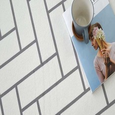 헤링본극세사거실매트