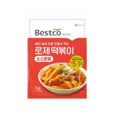 대상 베스트코 로제떡볶이소스분말 1kg 로제 떡볶이, 3개