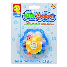 Alex Rub a Dub Star Crayon in the Tub Kids Bath Activity