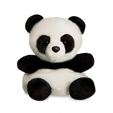 AURORA 61350 Palm Pals Bamboo Panda 5In Soft Toy Black & White, 단일상품
