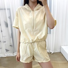 여성반바지셋업