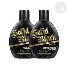 밀레니엄 태닝로션 솔리드블랙스페셜 200X 400ml(2병), 400ml, 2개