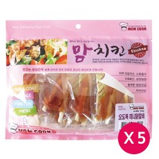 맘쿡(맘치킨) 오도독 미니닭갈비 x 5개 애견간식 사사미간식, 300g - 간식맘쿡치킨