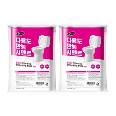 브이텍 다용도 만능 백 시멘트 1Kg, 2개