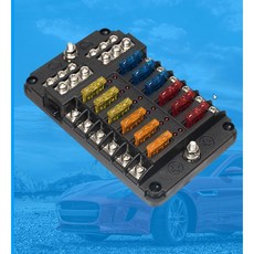 멀티휴즈홀더 12구 휴즈박스 헤비듀티버스바 터미널블록 1진 12출 + 1개