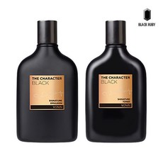 보닌 더 캐릭터 블랙 시그니처 2종 (에멀전 140ml + 토너 140ml), 1세트, 단품 - 보닌남성화장품세트