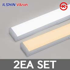 비츠온 LED 주차장등 다용도 일자등 LED형광등 60W 1200mm, 2개, 주광색