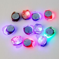 나만의 LED 신발 만들기 꾸미기 파츠 재료 어린이 아기 슬리퍼 악세서리 DIY, 쿠쿠 본상품선택, 1개 - 애기신발만들기