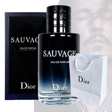 [선물쇼핑백] 크리스챤 디올 향수 소바쥬 오드 퍼퓸 남자 남성 perfume 조니뎁 dior sauvage