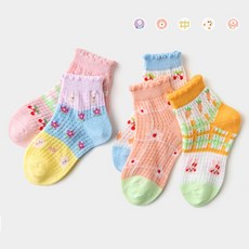 여성형광메쉬여름발목양말