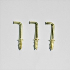 ㄱ자 나사못(소/대) 구부러진 나사못, 소-30g(약50개), 1개