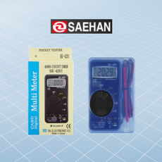 새한계기 디지털 테스터기 SKM SK-4201 포켓용 카드테스터 측정, 1개