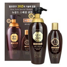 댕기머리 뉴골드 스페셜 샴푸 500ml + 145ml 세트, 1개