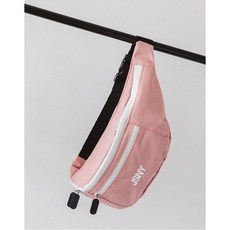 질스튜어트 악세서리 남성 19FW [JSNY] 핑크 폴리에스터 로고 자수 힙색 JUBA9F811P1 남성토트백