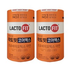 락토핏 종근당건강 생유산균 코어맥스, 60정, 120g, 2개