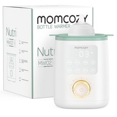Momcozy Nutri 젖병워머 야간 조명이 포함된 9-in-1, 하얀, 1개