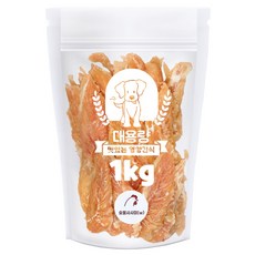 미라클 실속형 강아지 일킬로그램 가득 담은 수제 육포 간식, 1개, 1kg, 치킨윙