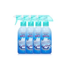 발을씻자 코튼풋샴푸 알래스카 빙하수 385ml 4개