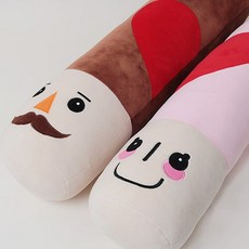 토이웍스 빼빼로팩토리 하트 빼빼로 쿠션 60cm, 초코브라운, 1개
