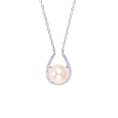 예작쥬얼리 진주 목걸이 Silver 925_teardrop