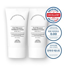 투데이위드 소프트 모이스쳐 무기자차 선크림 SPF50+ PA++++, 2개, 60ml