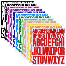베러워커스 컬러 영어 알파벳 스티커 12종 세트, 1세트, 색상혼합