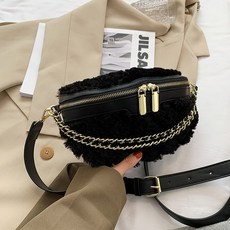 보이핏 볼륨 디자인 여성 겨울 가을 트렌드 스타일리쉬 인싸템 INS 크로스 힙색